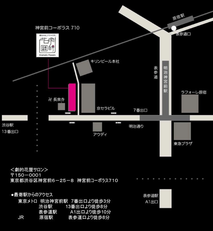 劇的花屋サロンMAP